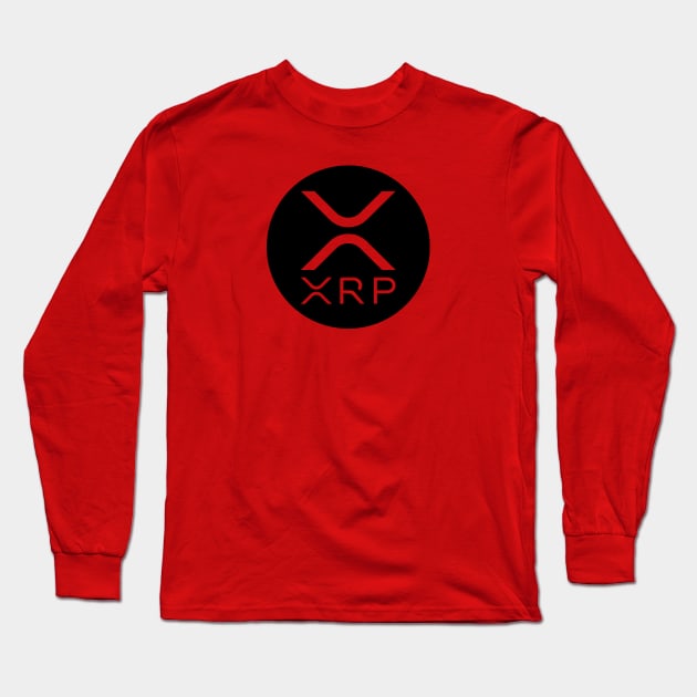 XRP Symbol transparent Long Sleeve T-Shirt by Ranter2887